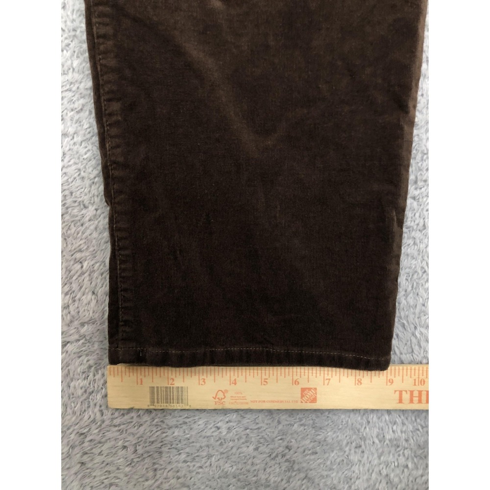 Democracy Corduroy Pants Womens 24W (48x30.5) Brown Straight Ab Solution - Picture 10 of 12